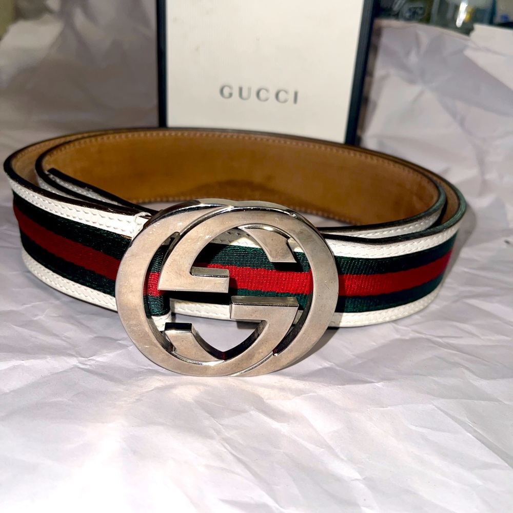 Authentic Gucci belt- size 38 waist - good condition